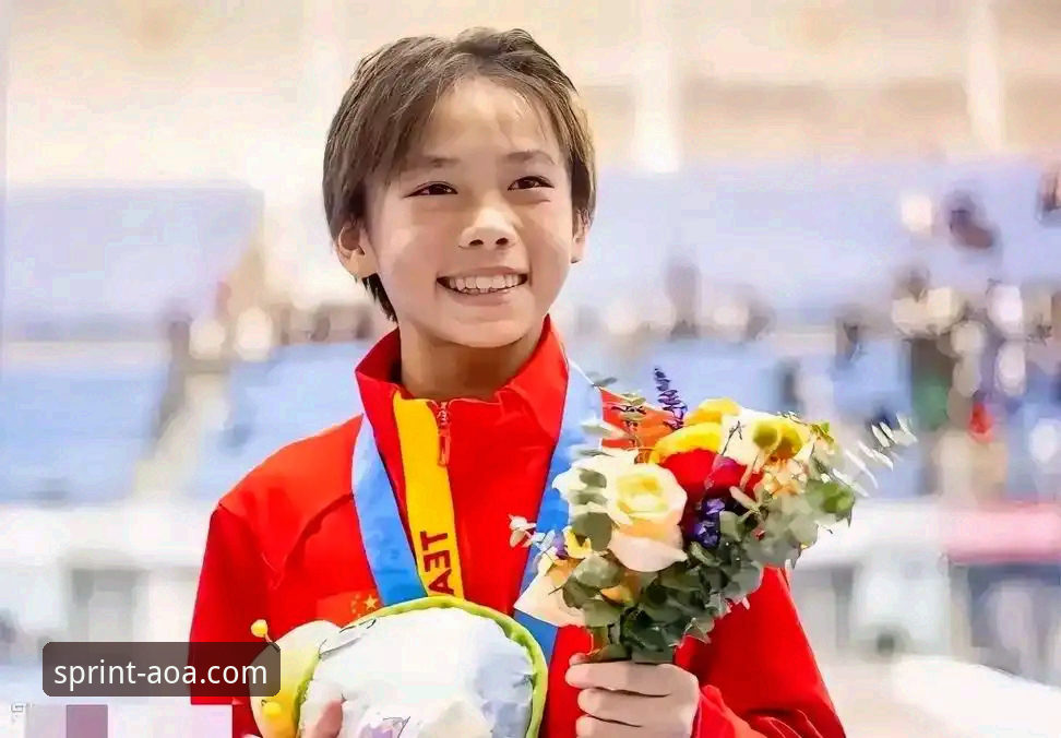 揭秘16岁跳水小将蒋林静夺冠背后的秘密，AOA体育用户都在看